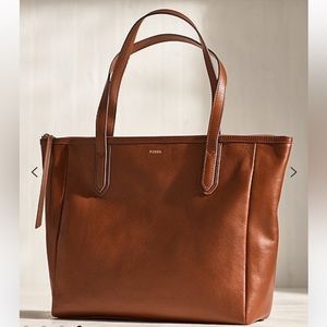 Fossil Sydney leather tote